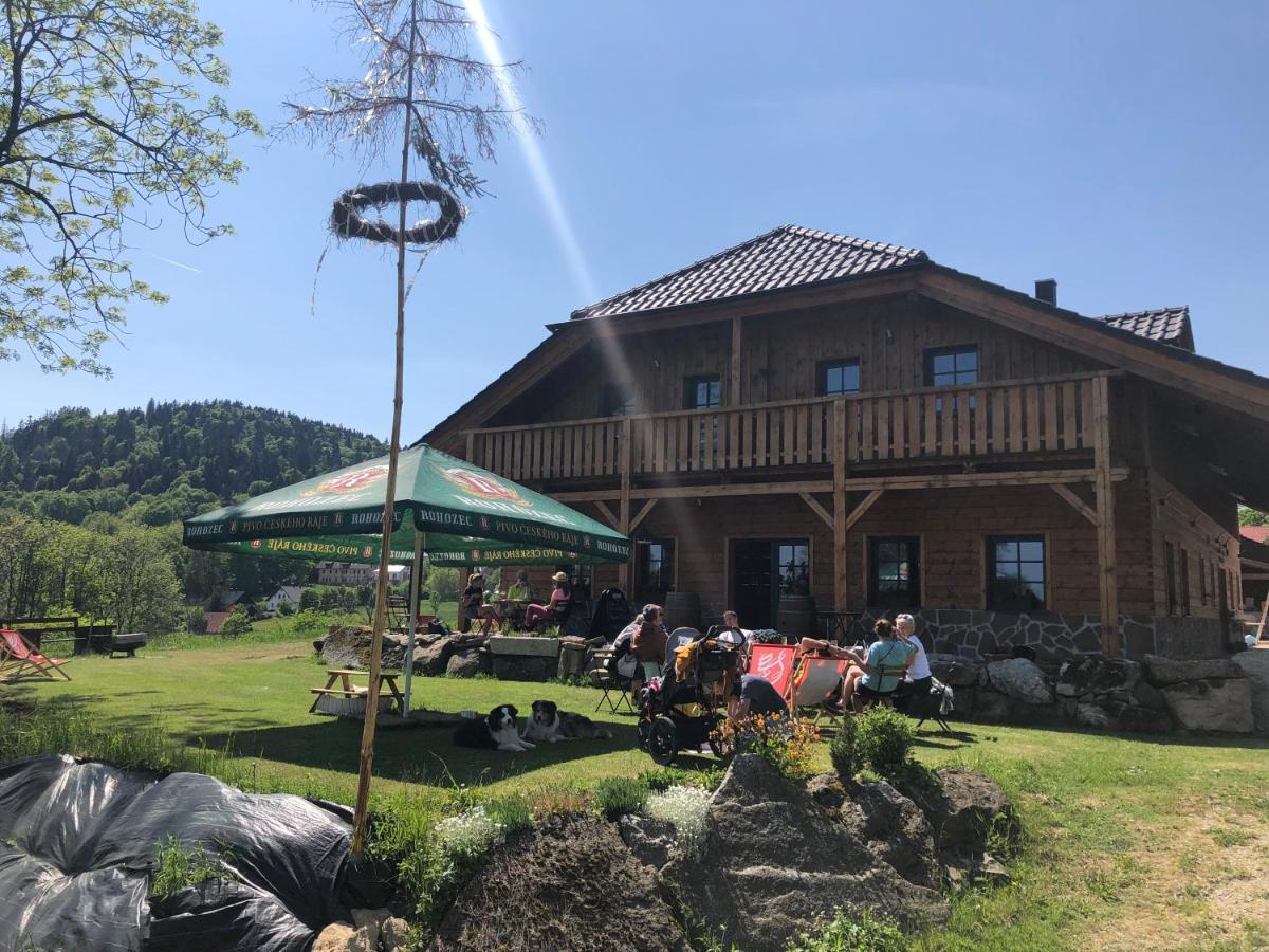 Penzion Farma Zleby Ceske Zleby Exterior foto