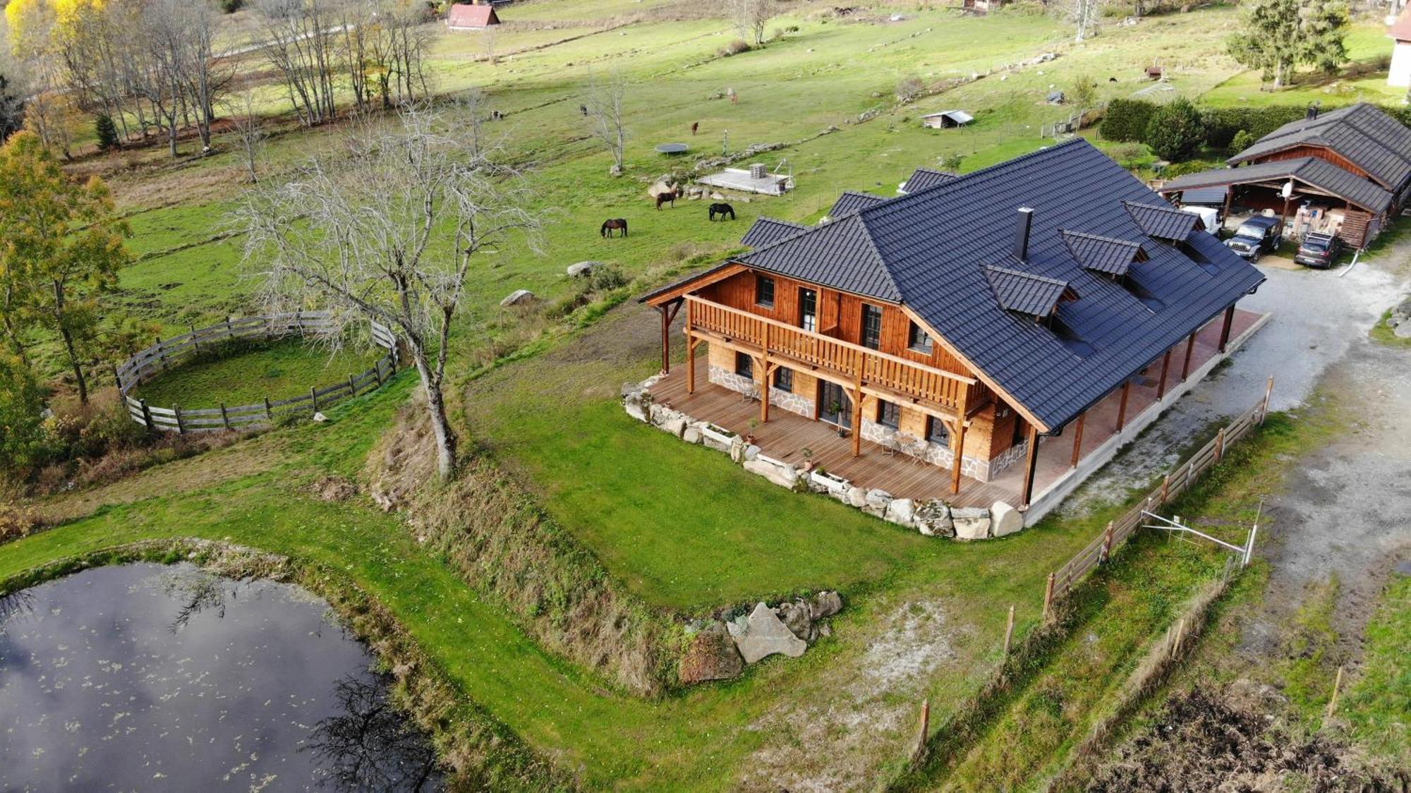 Penzion Farma Zleby Ceske Zleby Exterior foto